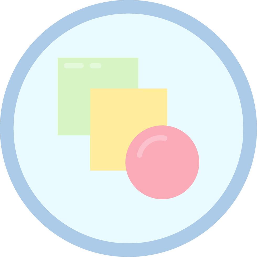 Blend Flat Light Icon vector