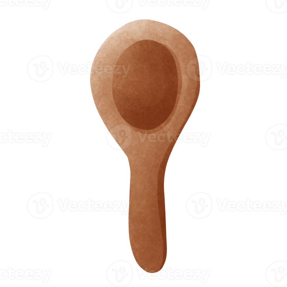 wooden spoon isolated png
