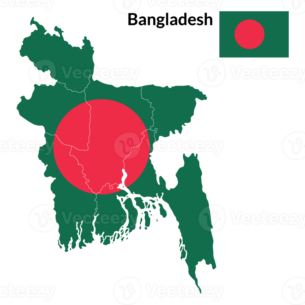 Map of Bangladesh with national flag of Bahamas png