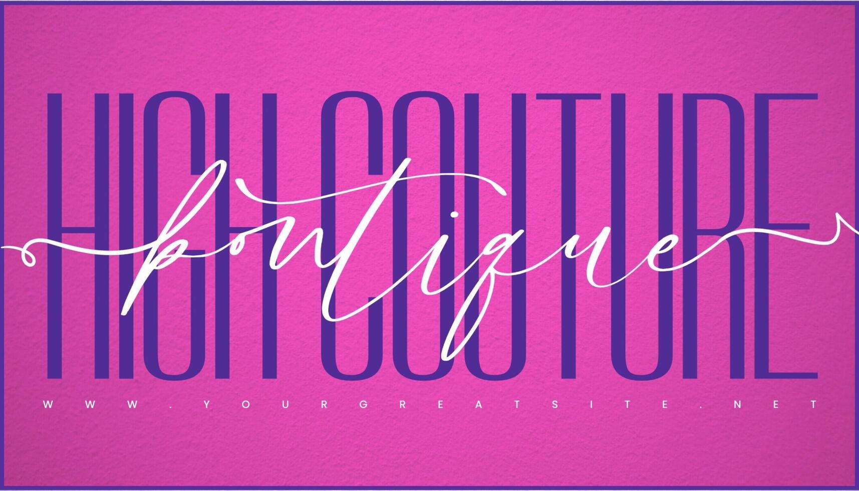 Minimalist Pink Purple Fashion Boutique Business Card template