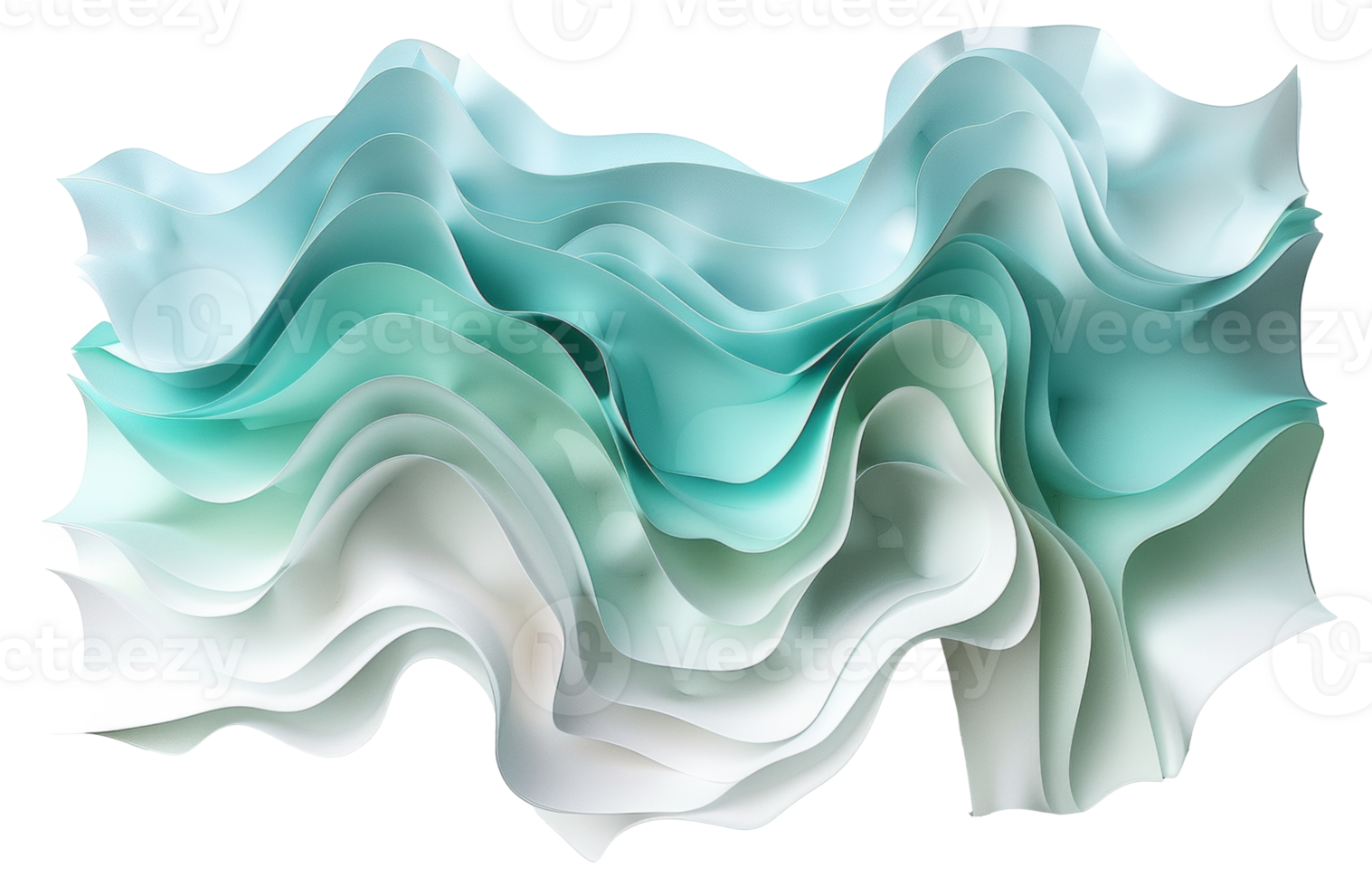 AI generated Abstract blue wavy texture for modern design backgrounds on transparent background - stock png. png