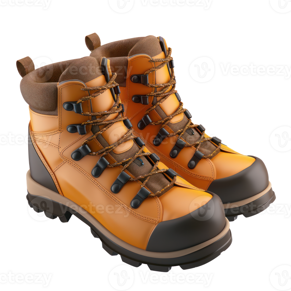 AI generated Camping boots transparent background png