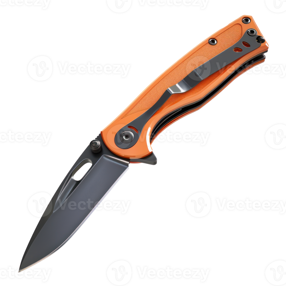 AI generated Camping knife on a transparent background png