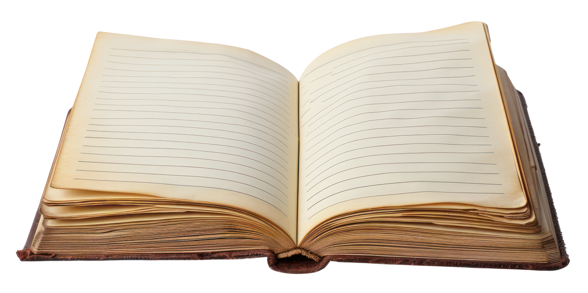 Ai Generated Open Lined Notebook With Blank Pages For Writing On Ai Generated Open Lined Notebook With Blank Pages For Writing On