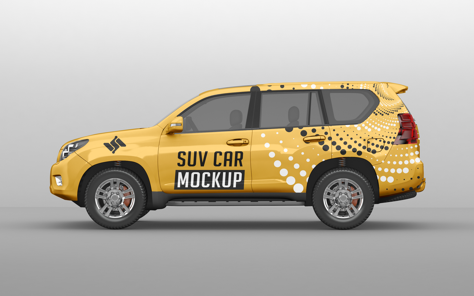 suv car mockup psd