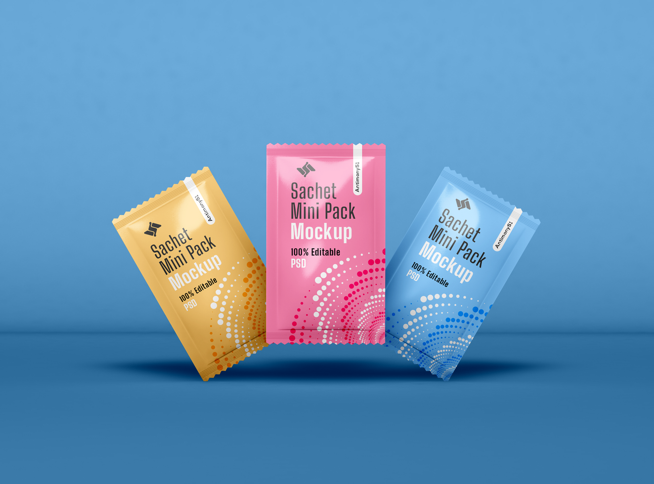 sachet packaging mockup psd