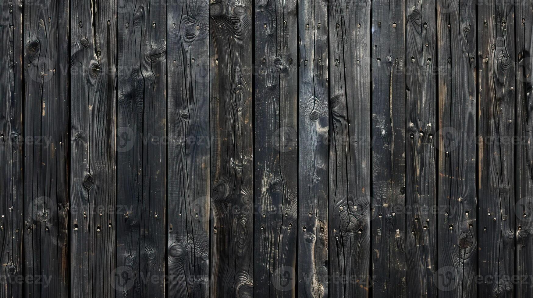 AI generated Dark Wood Texture photo