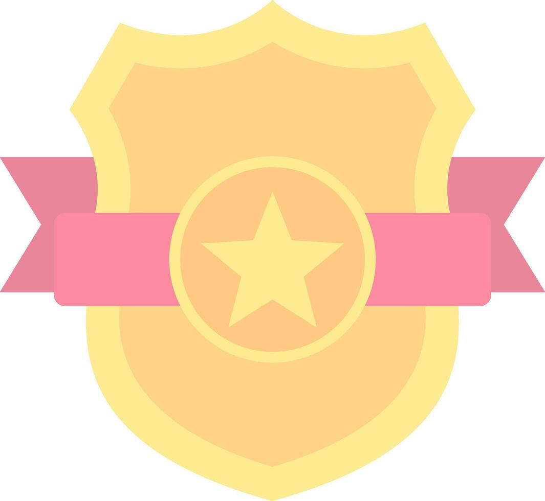 Shield Flat Light Icon vector