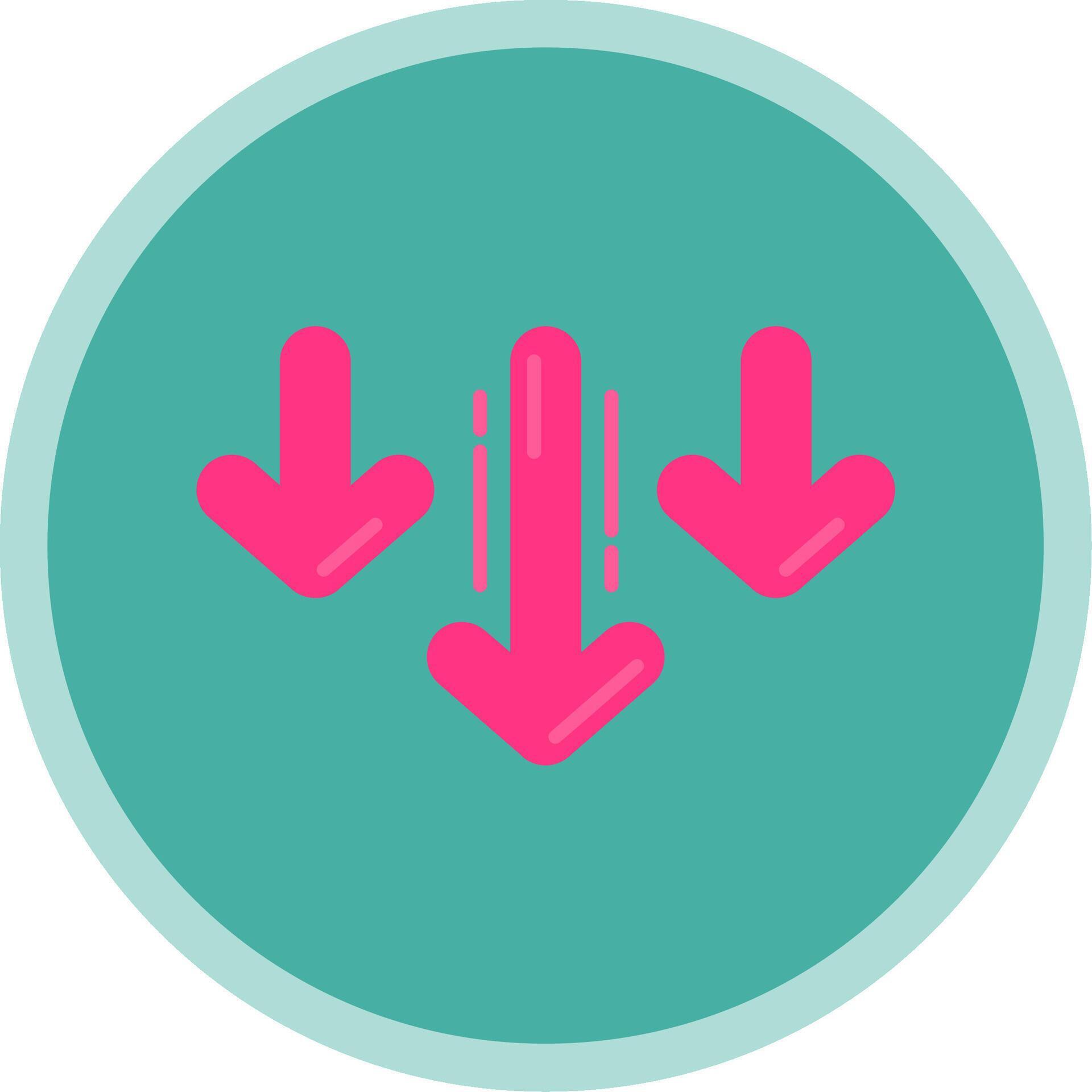 Decrease Flat Multi Circle Icon 41718906 Vector Art at Vecteezy
