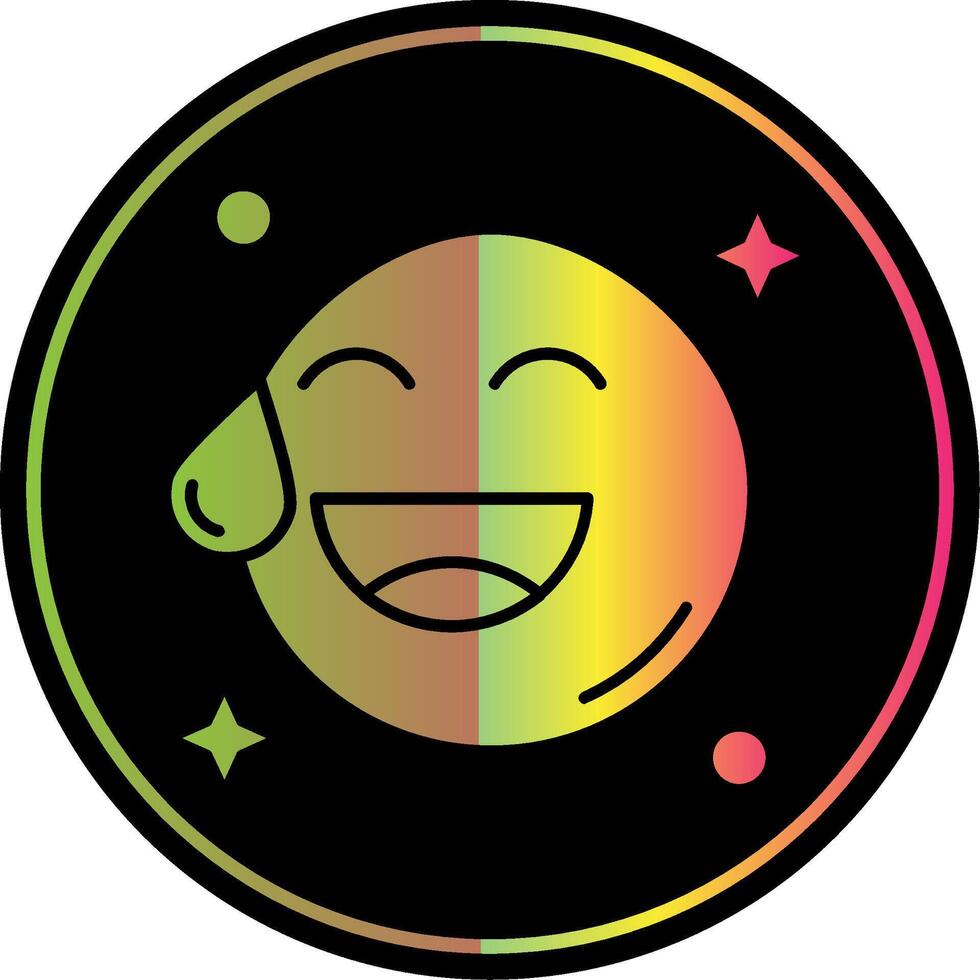 Sweat Glyph Due Color Icon vector