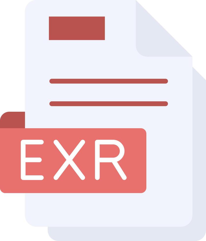 Exr Flat Light Icon vector