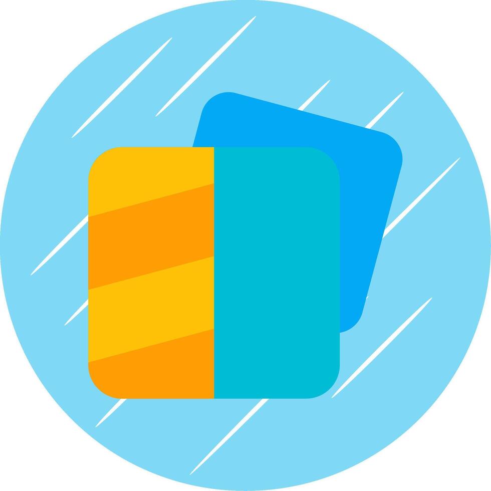 Transparent Flat Blue Circle Icon vector