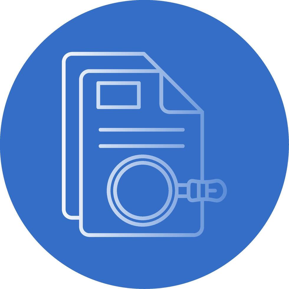 Help Gradient Line Circle Icon vector
