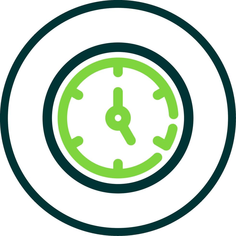 Timer Line Circle Icon vector