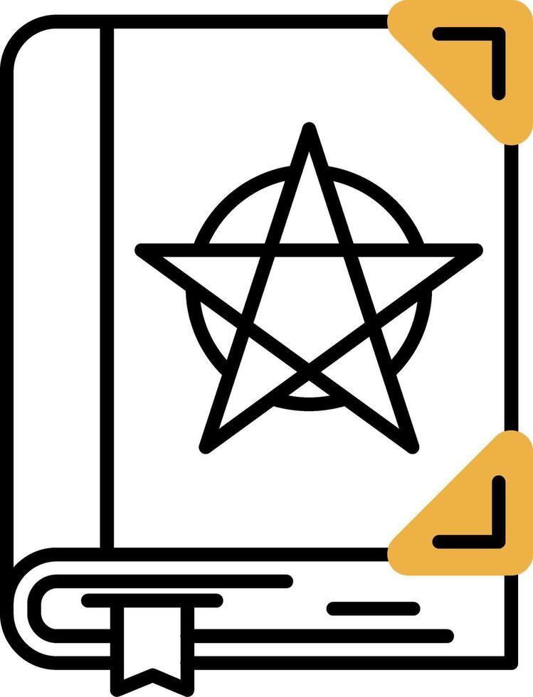 Tanakh Skined Filled Icon vector