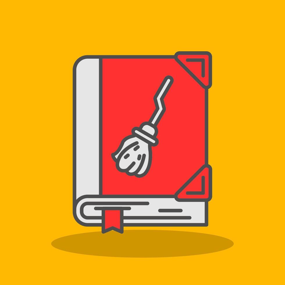 Story Filled Shadow Icon vector