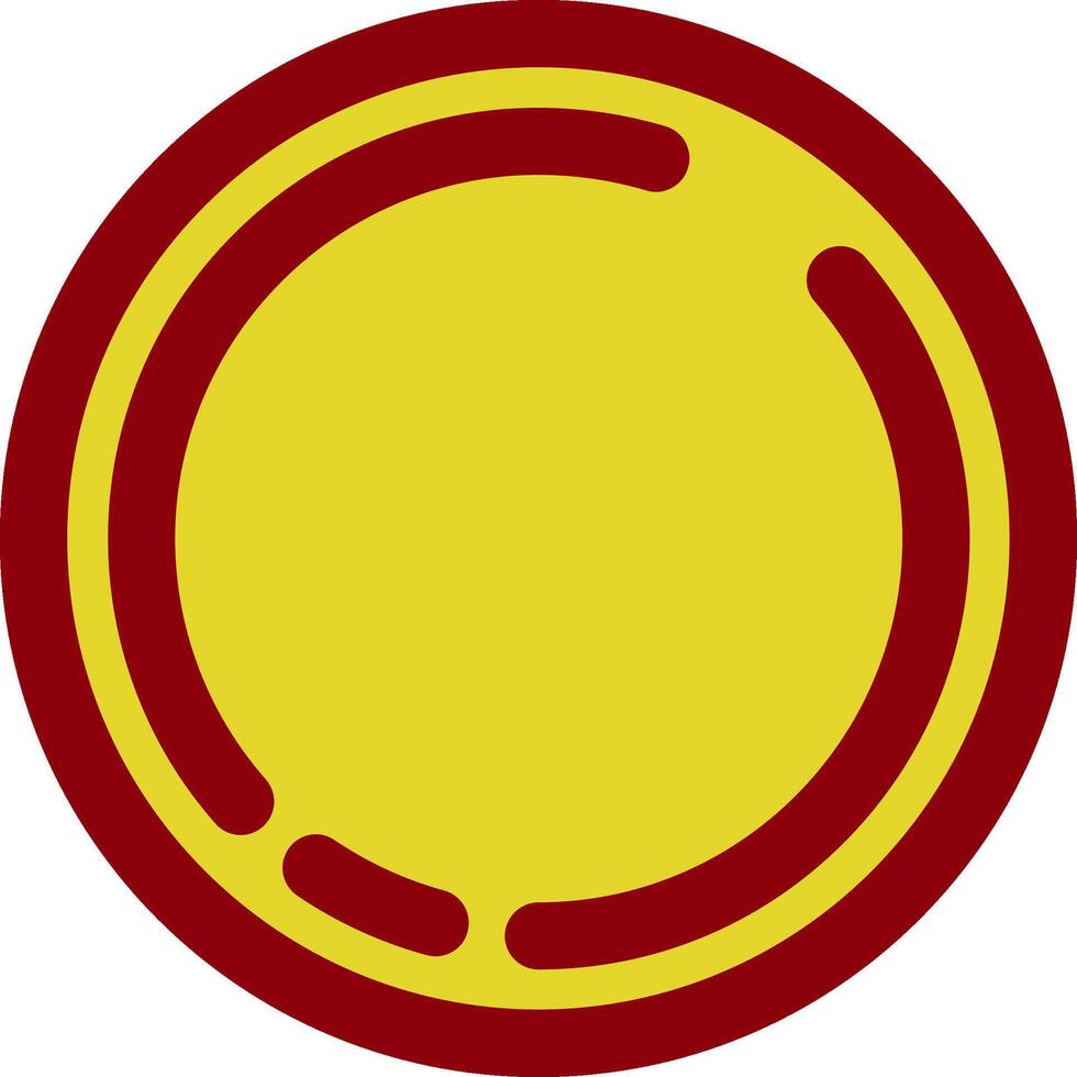 circulo Clásico icono vector