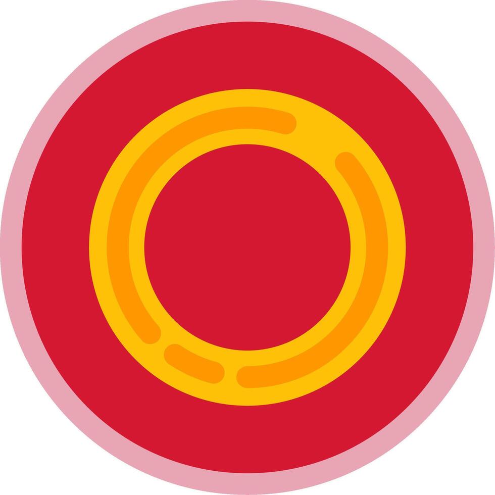 Circle Flat Multi Circle Icon vector