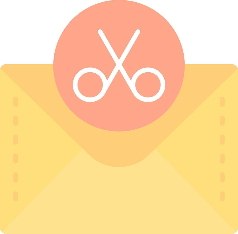 Scissor Flat Light Icon vector
