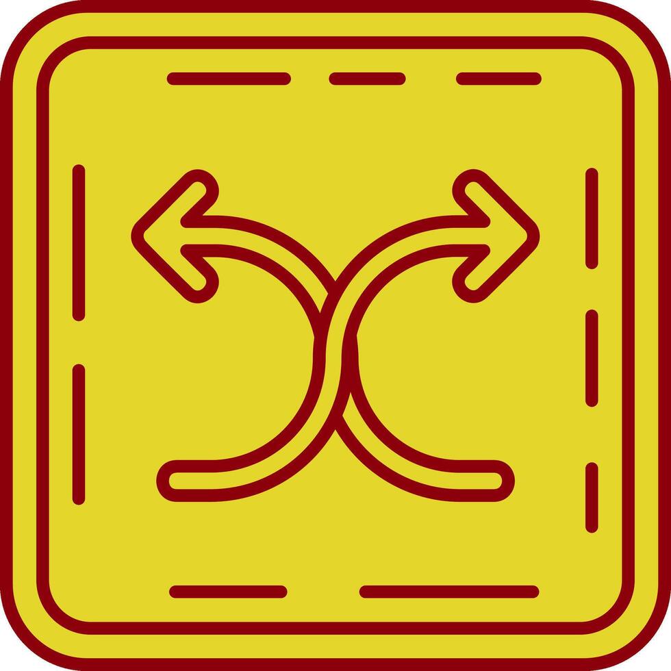 Shuffle Vintage Icon vector