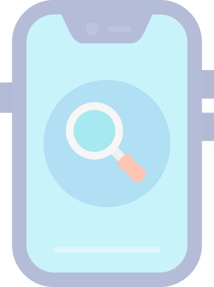 Search Flat Light Icon vector