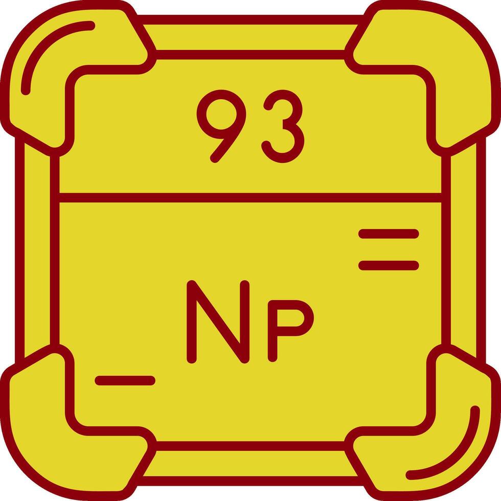 neptunio Clásico icono vector