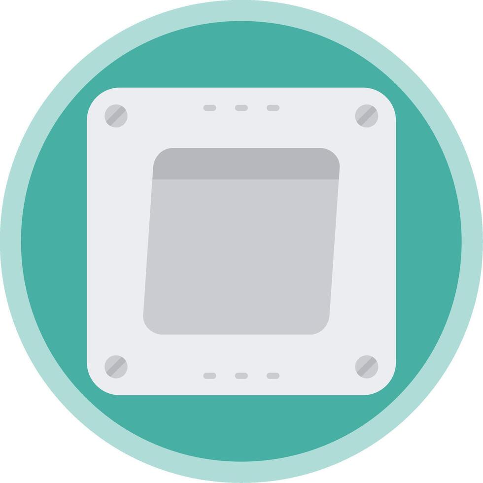 Swtich Flat Multi Circle Icon vector