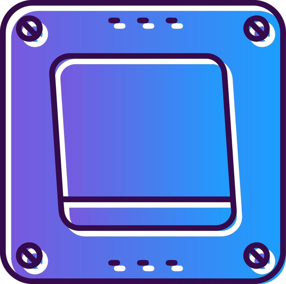 Swtich Gradient Filled Icon vector