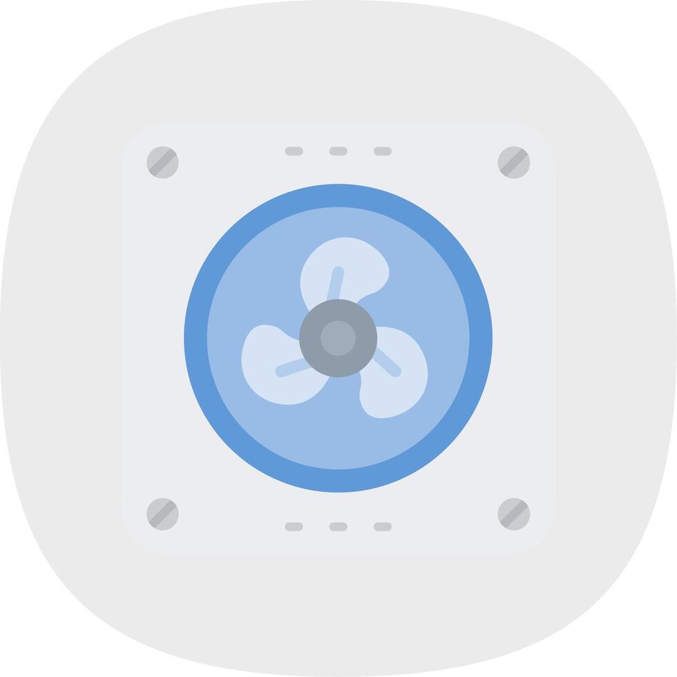 Extractor Flat Curve Icon vector