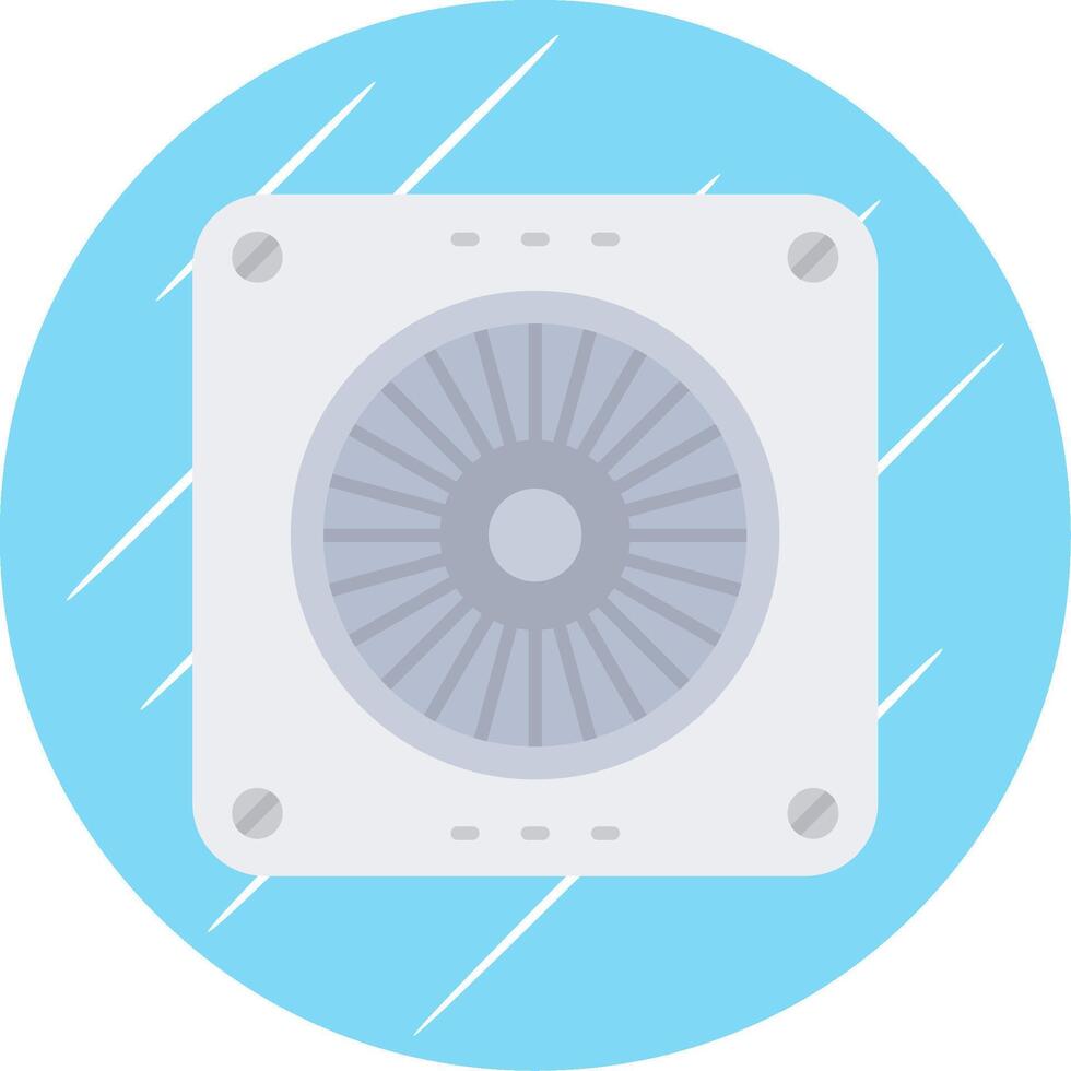 Extractor Flat Blue Circle Icon vector