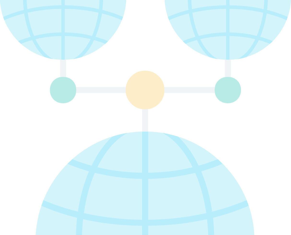 Internet Flat Light Icon vector