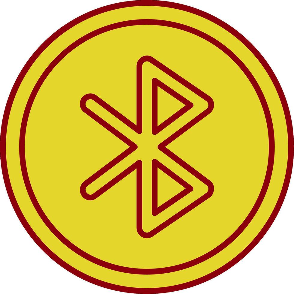 Bluetooth Vintage Icon vector