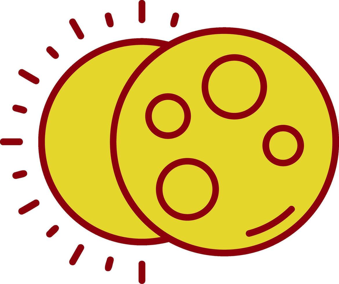 Eclipse Vintage Icon vector
