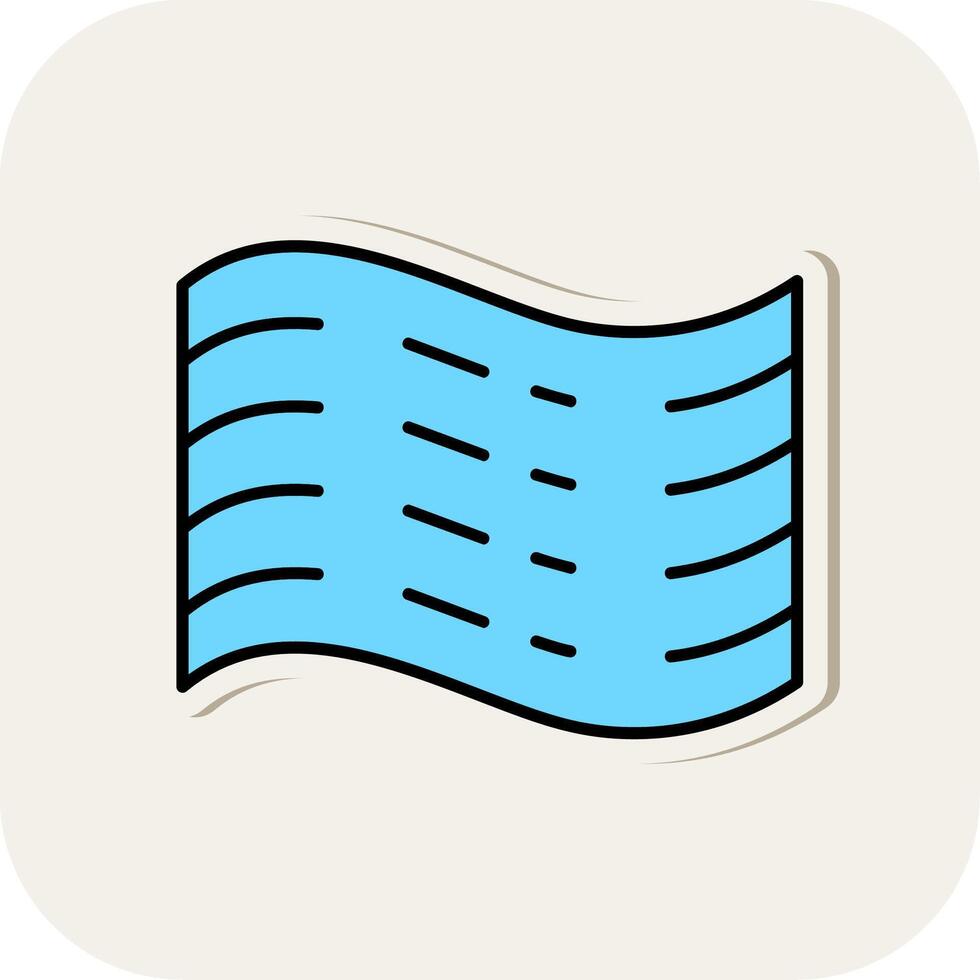 Haze Line Filled White Shadow Icon vector