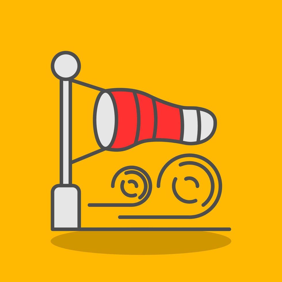 Direction Filled Shadow Icon vector