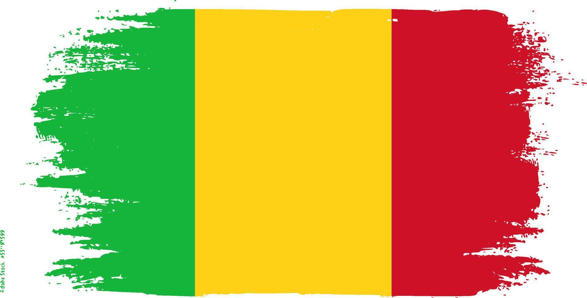 Flag of Mali vector format eps