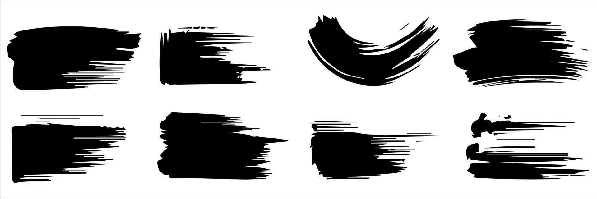 paint brush stroke, ink splatter and artistic design elements. Dirty watercolor texture, box, frame, grunge background, splash or creative shape for social media. Abstract drawing. vector