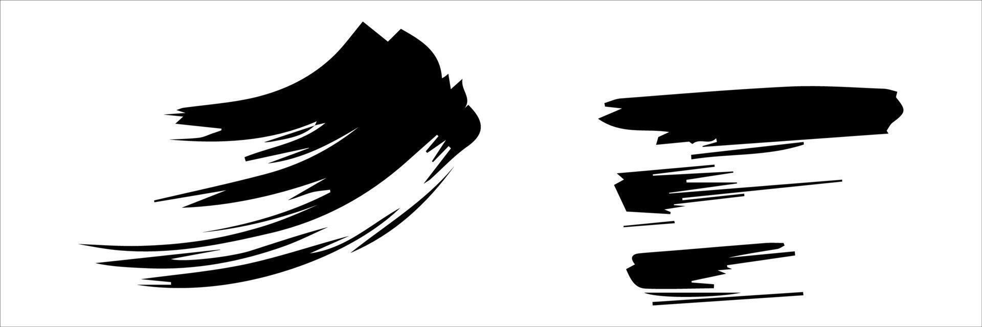 paint brush stroke, ink splatter and artistic design elements. Dirty watercolor texture, box, frame, grunge background, splash or creative shape for social media. Abstract drawing. vector