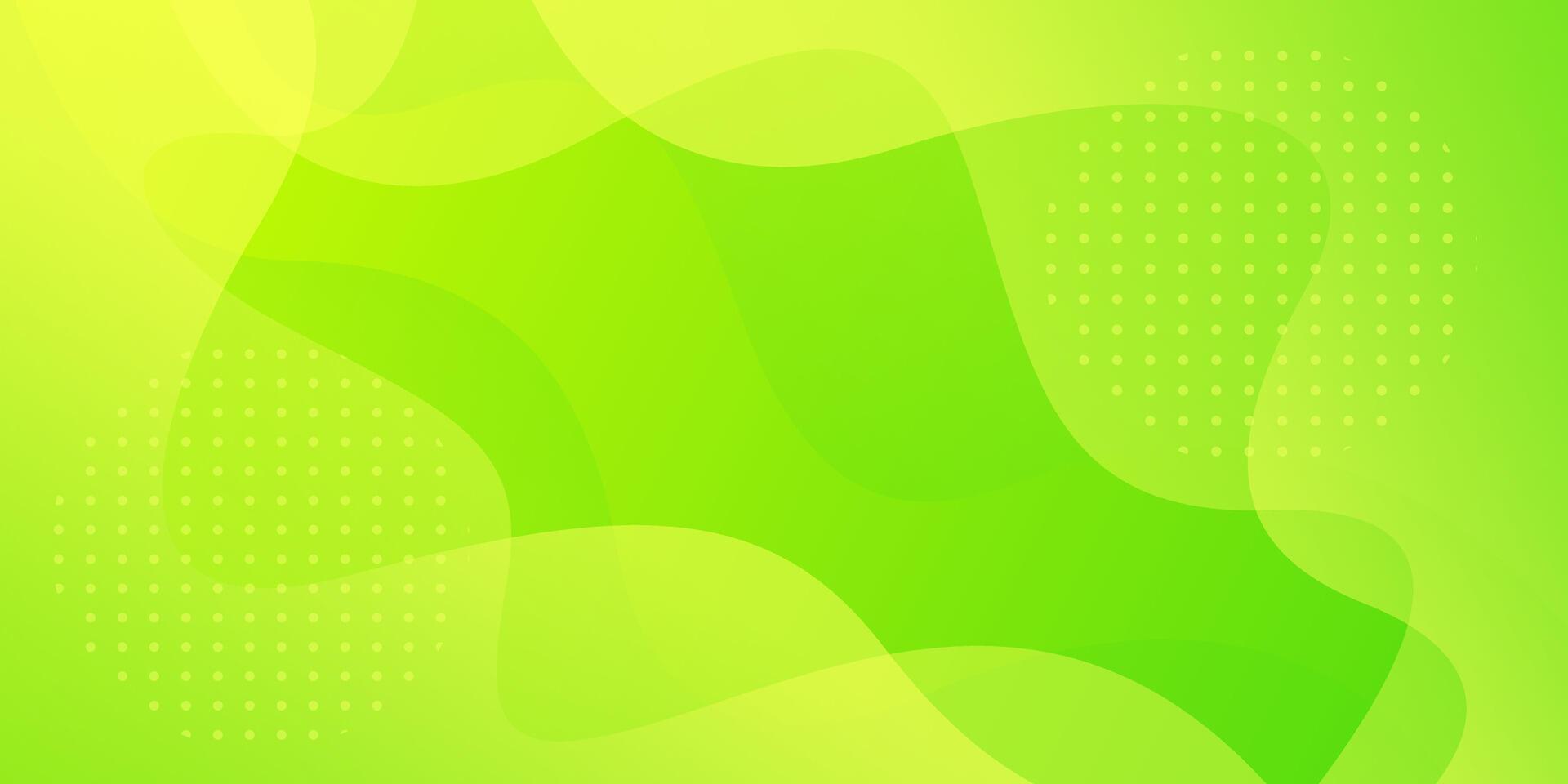 Green-yellow gradient background design with liquid wave shapes. Abstract wallpaper. Suitable for business selling banners, ads, events, templates, pages, webs, and others vector