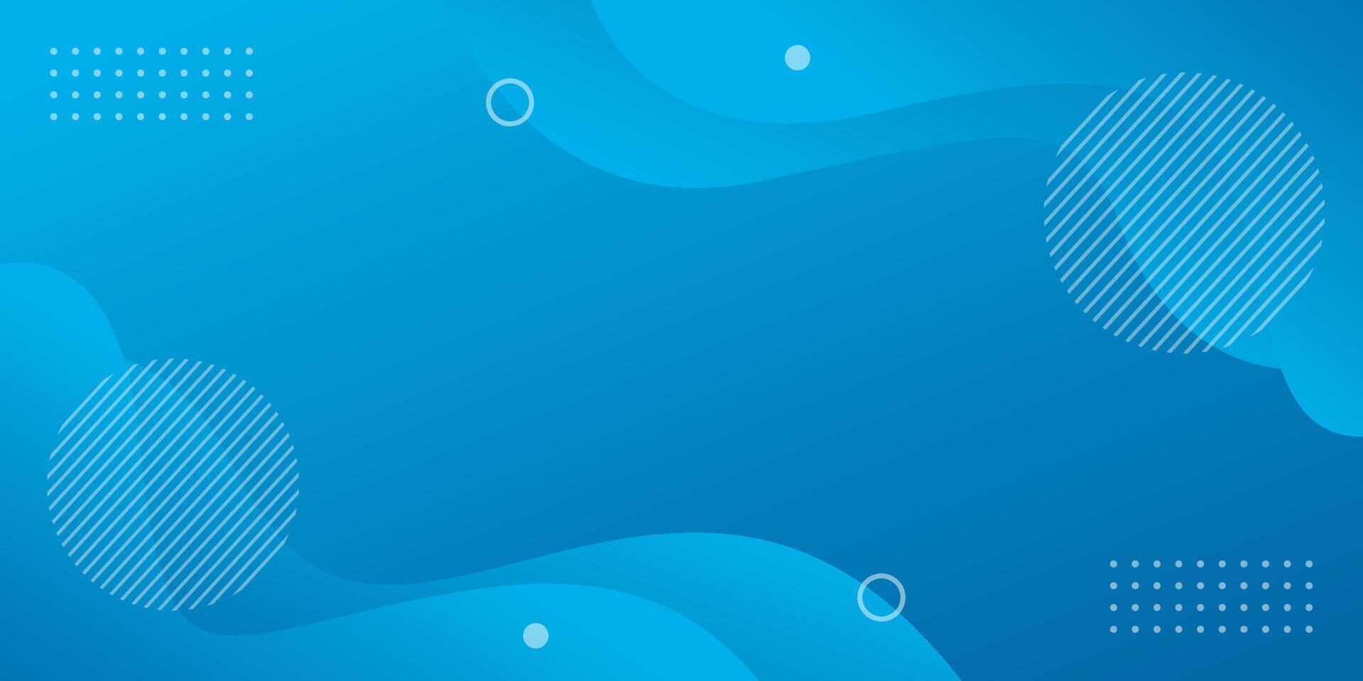 Blue gradient background design with fluid wave shapes. Abstract wallpapers. Suitable for sales banners, ads, events, templates, pages, web, and others vector