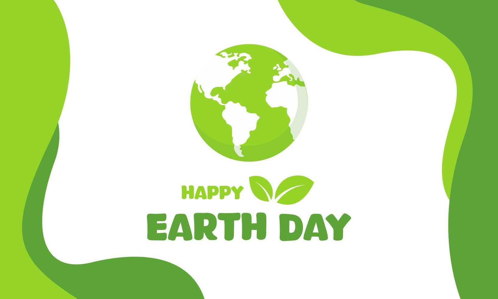Earth Day design template. Abstract green organic background. Earth vector Illustrations