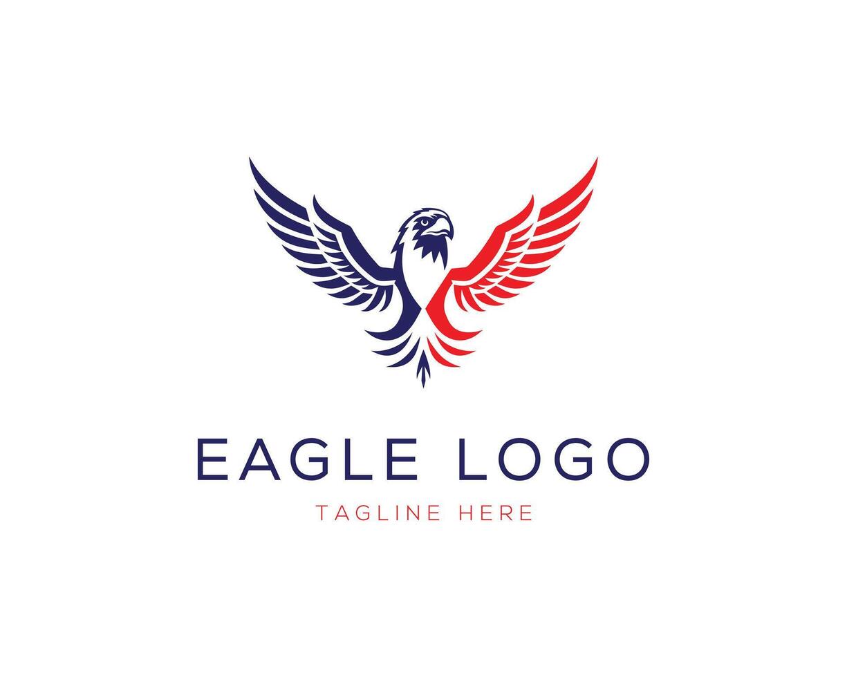 Eagle icon logo design vector template.