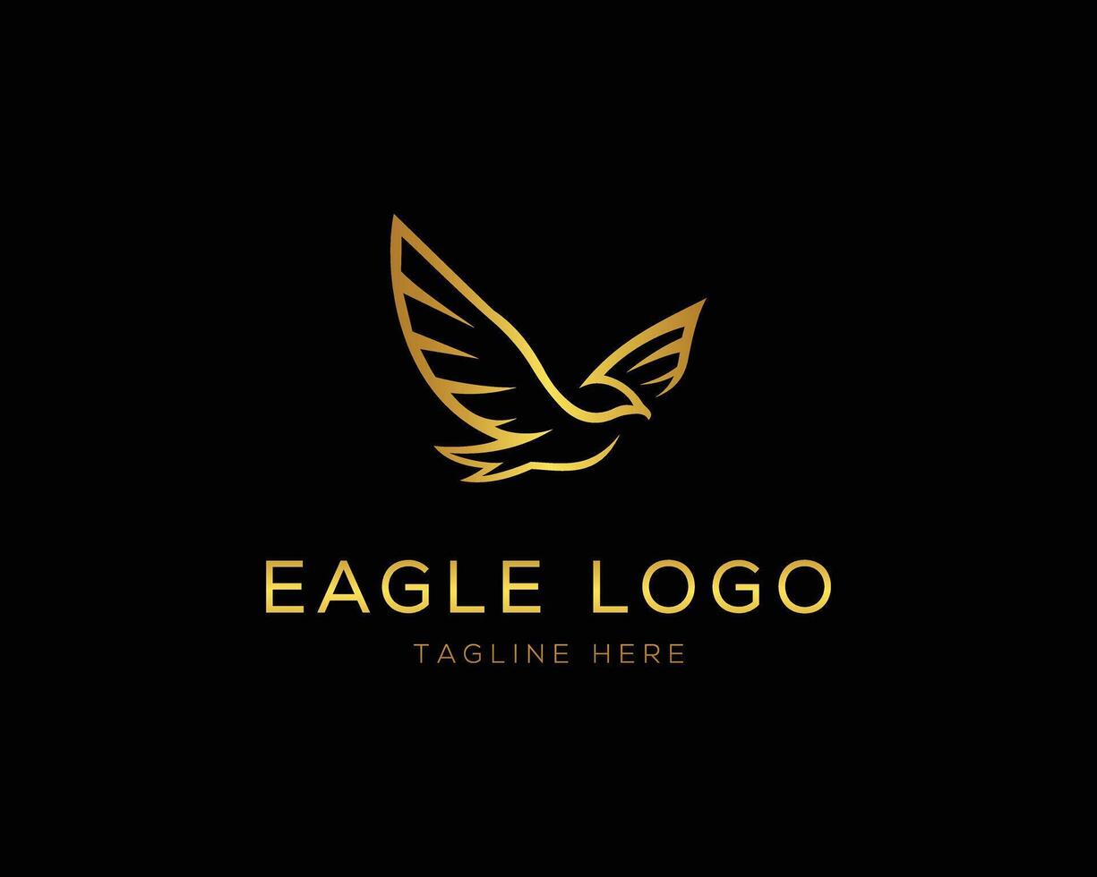 águila logo diseño vector modelo.