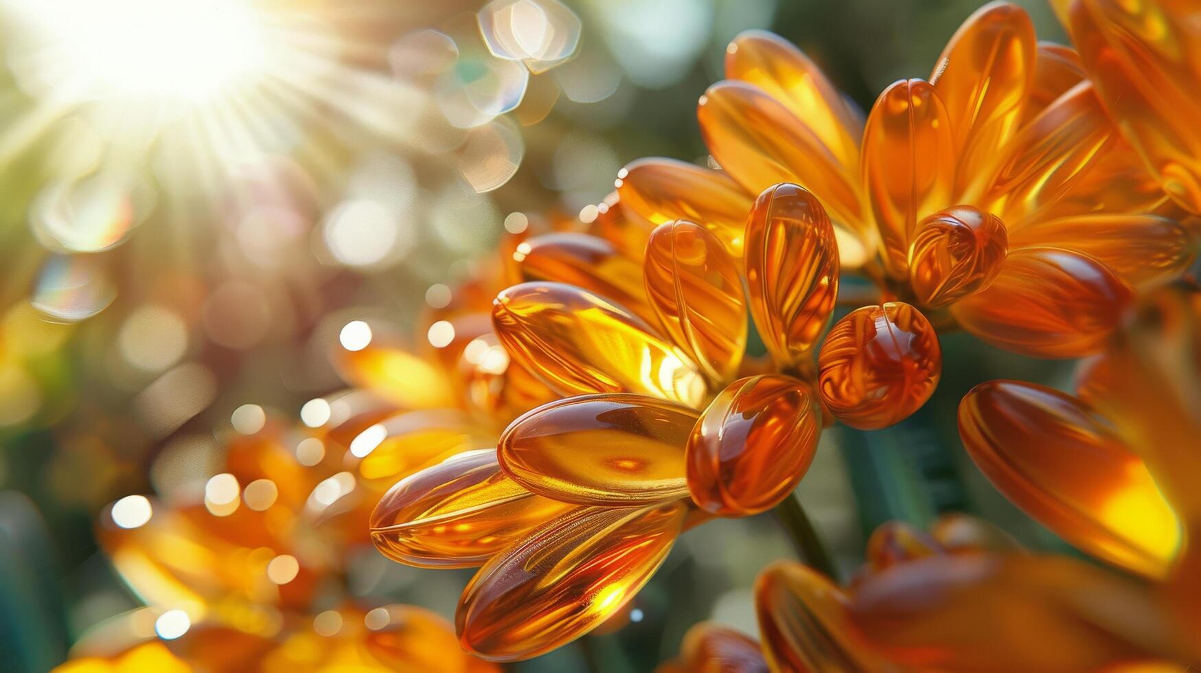 AI generated Assorted Pills on Table photo
