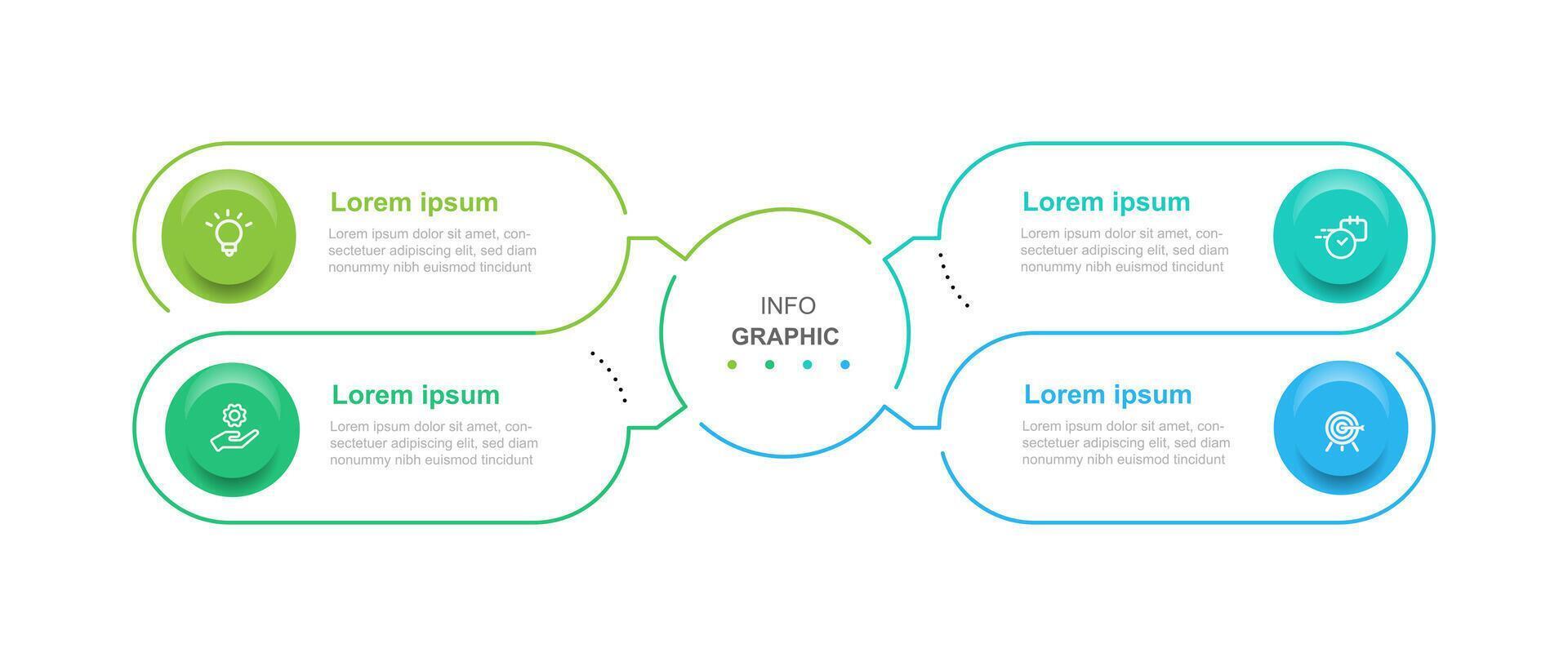 2 step infographic vector element
