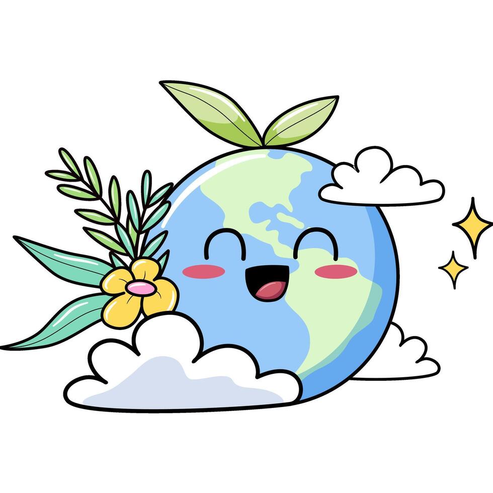 Happy International Earth Day Vector Illustration