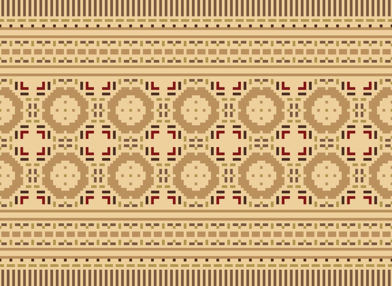 Knitted ethnic pattern, Vector cross stitch oriental background, Embroidery retro jacquard style, Purple pattern square native, Design for textile, fabric, carpet, rug, fibres