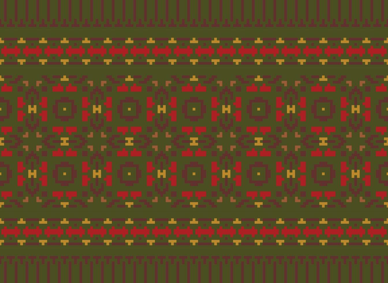 Knitted ethnic pattern, Vector cross stitch oriental background, Embroidery retro jacquard style, Purple pattern square native, Design for textile, fabric, carpet, rug, fibres