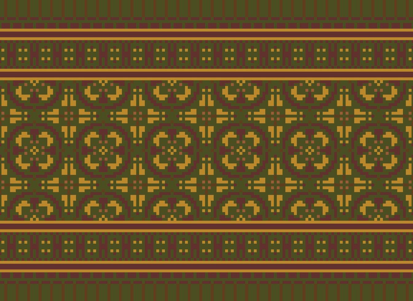 Knitted ethnic pattern, Vector cross stitch oriental background, Embroidery retro jacquard style, Purple pattern square native, Design for textile, fabric, carpet, rug, fibres