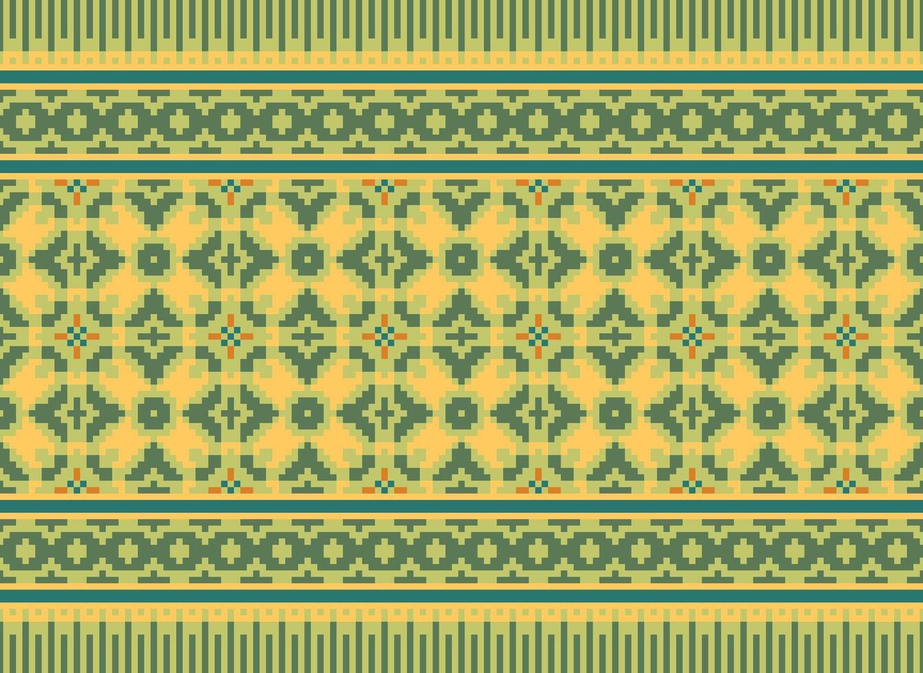 Knitted ethnic pattern, Vector cross stitch oriental background, Embroidery retro jacquard style, Purple pattern square native, Design for textile, fabric, carpet, rug, fibres